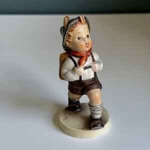 Hummel‎ 5" Figurine School Boy Backpack 82/0 Goebel West Germany *FLAWED T64